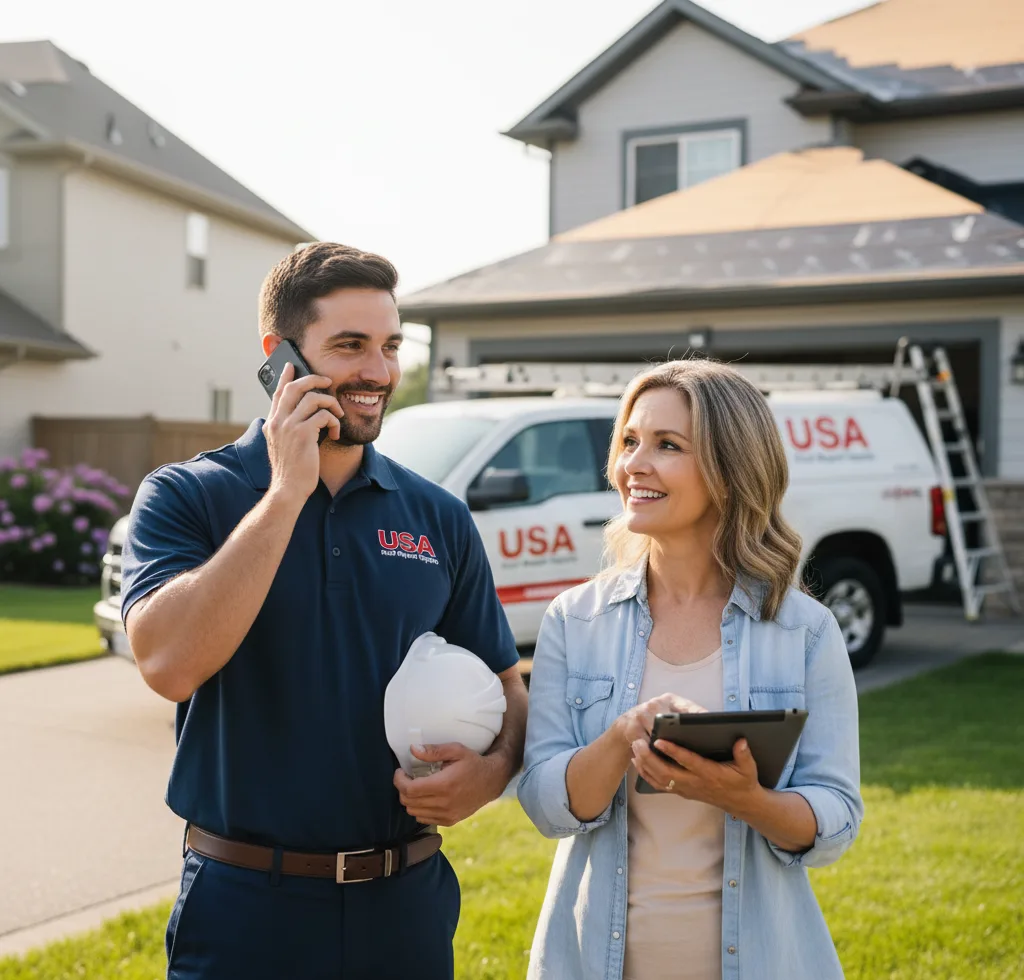 USA Roof Repair Experts customer support in Madison